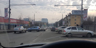 На Герценском мосту в Орле произошло множественное ДТП